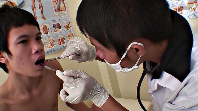 Skinny Asian patient fucked by doctor in infirmary