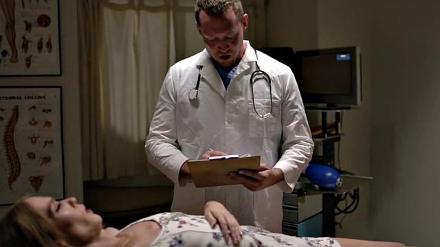 Ts patient sucking doctor's dick before cockriding in office