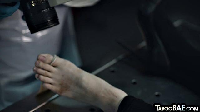 Nasty slut pussyfucked by lucky guy