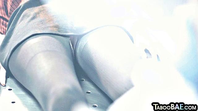 Nasty slut pussyfucked by lucky guy