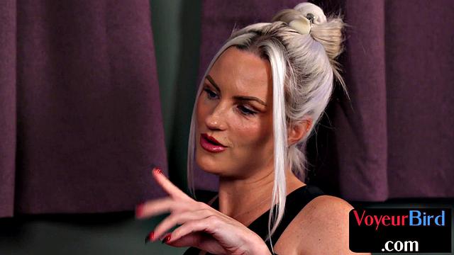 Pervy MILFs teasing guy