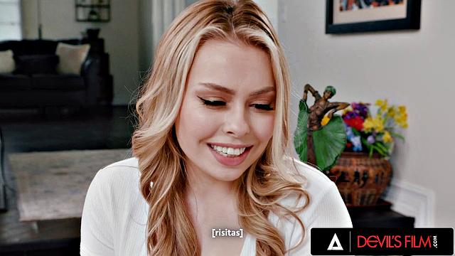 DEVILS FIkM - Hot Teen Haley Spades Gets Her Wet Pussy Banged By Big Cock