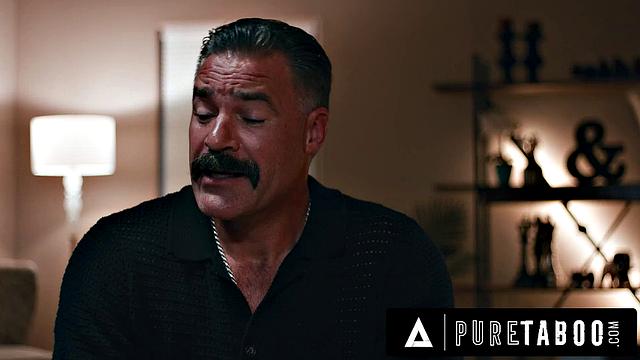 PURE TABOO Naive Nina White Finds MILF Neighbour Cory Chase LOCKED IN CAGE By Creepy Husband!