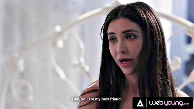 Petite Jane Wilde Saves Scared Jessie Saint With Scissoring & Pussy Eating After Dark