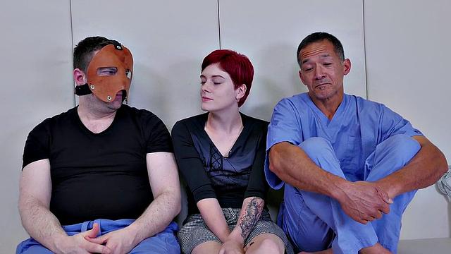 Ass rimming teen sucks domme dick