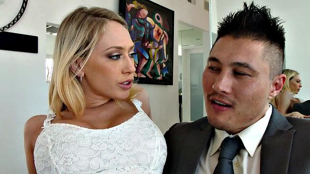 Hot Brunette Babe Fallon West is Banged by a Guy While Another Couple Observes