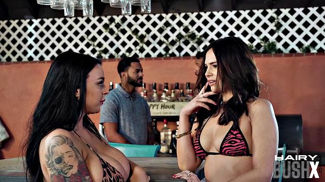 Petite hairycunt babe drilled by BBC