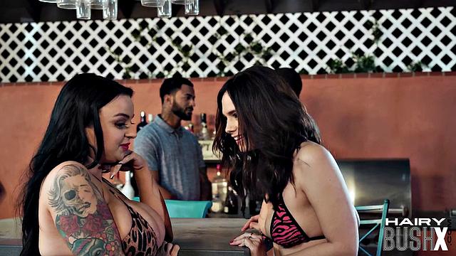 Petite hairycunt babe drilled by BBC