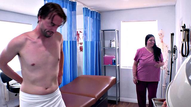 Chubby Nurse Aurora Wants Dick