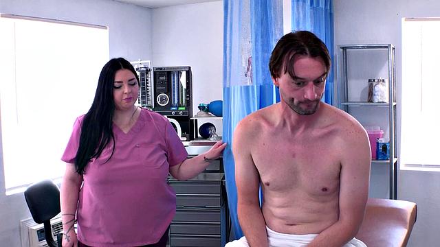 Chubby Nurse Aurora Wants Dick