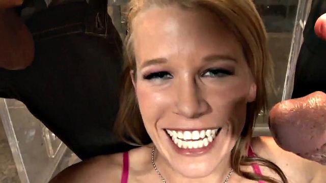 Teen brunette had fucked hard