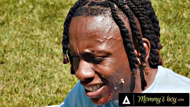 MOMMY'S BOY - Angry MILFs Caught Stud Eating Their Contest Pies & Now Want Payback! GANGBANG