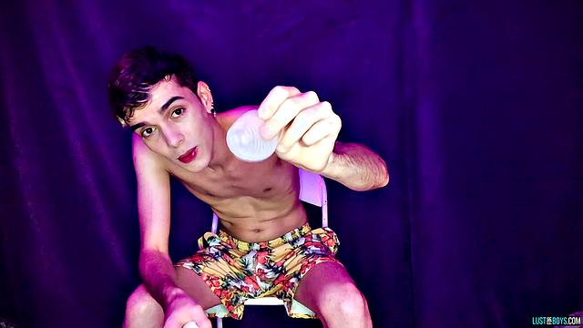Henry Evans Plays with a Big Dildo