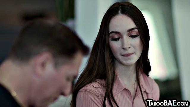 Cute 21yo petite pounded by DILF