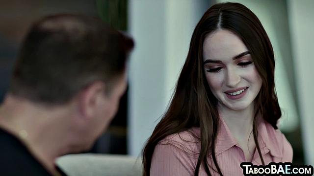 Cute 21yo petite pounded by DILF