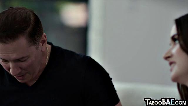 Cute 21yo petite pounded by DILF