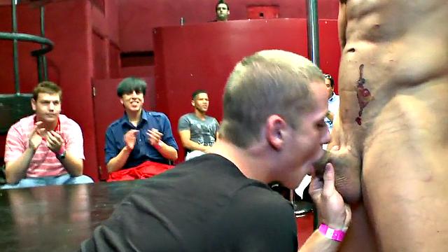 IR amateur bottom anally spoiled in gay orgy party