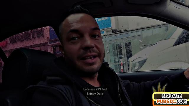 Pulled MILF deepthroating in car