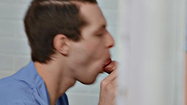 Sexy dude fucked in anal hole by perverted stud