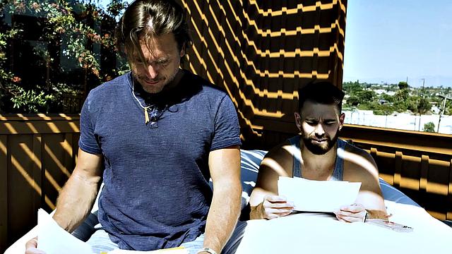 Taboo DILF bareback fucks stepson while alone