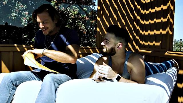 Taboo DILF bareback fucks stepson while alone