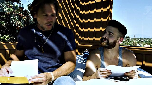 Taboo DILF bareback fucks stepson while alone