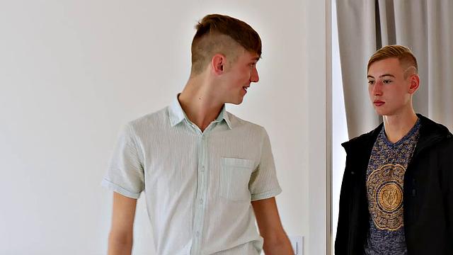 Tristain Crown and Casper Ivarsson trade more than just compliments in this cheeky gay hookup