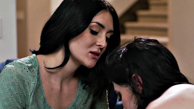 ADULT TIME - Pregnant Cuckquean Charlotte Sins Wants Her Hubby To Fuck Their Sp She Can Watch!