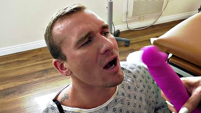 Big Tits MILF Doctor McKenzie Lee Pegs Isaac X With a Strap On To Cure Him