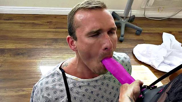 Big Tits MILF Doctor McKenzie Lee Pegs Isaac X With a Strap On To Cure Him