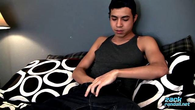 Isaac Strokes His Big Uncut Cock - Isaac Yale
