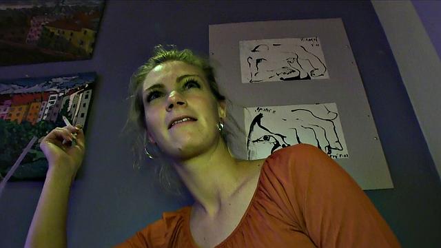 Blonde Thinks She's Getting Her Ass Pounded By Soccer Player