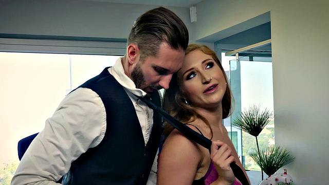 Sexy Latina with tattoos gets her pussy drilled in doggy & cowgirl positions