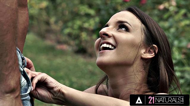 21 NATURALS - Slim Hottie Wet Pussy Licked - Then Destroyed with Big Dick Anal