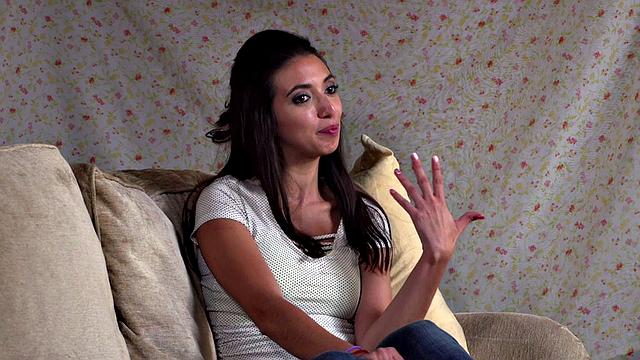 Slutty Latina fucked n facialized in front audience