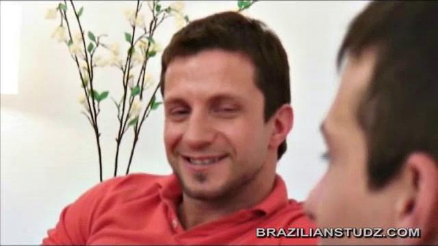 This Latin threesome features Tommy, Martin and Adrian. The play with each other, sucking and licking, before Martin bends over to suck Tommy, which gives Adrian the opening he needs to fuck his ass.