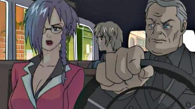 Dominated anime teen bleeds out her