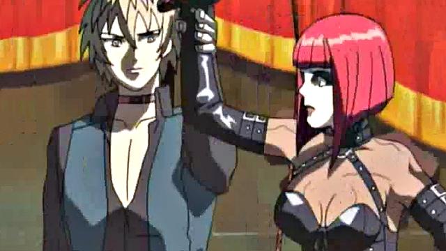 Dominated anime teen bleeds out her