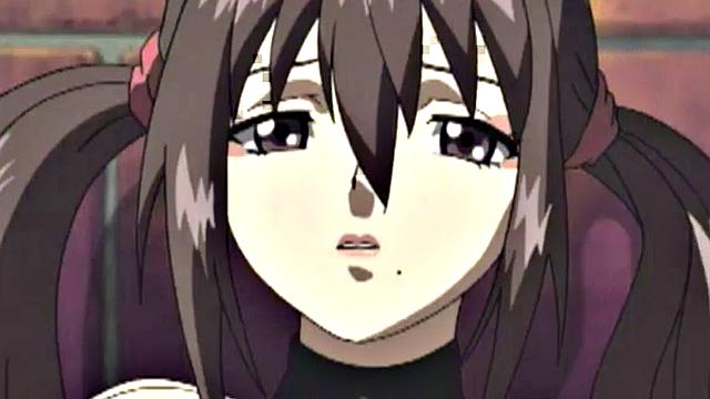 Dominated anime teen bleeds out her