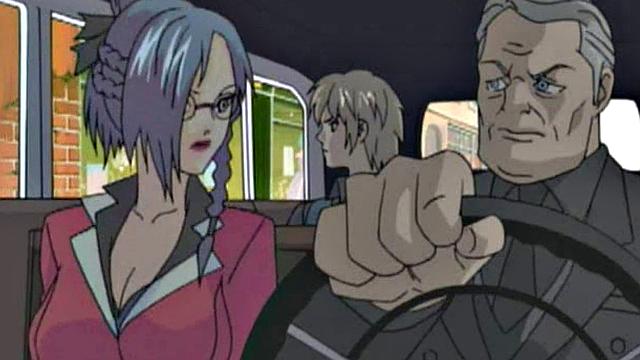 Dominated anime teen bleeds out her