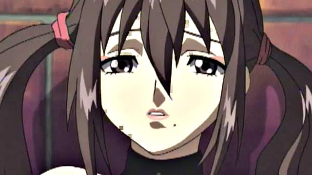 Dominated anime teen bleeds out her