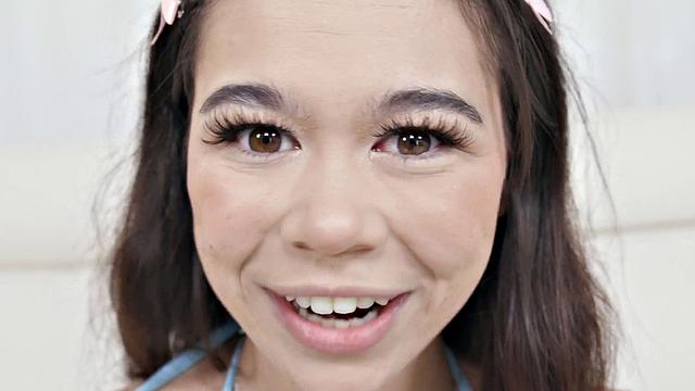 Asian Contortionist Gets Cross-Eyed