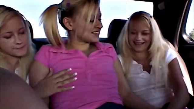 Milton Twins with small tits Threesome Masturbate