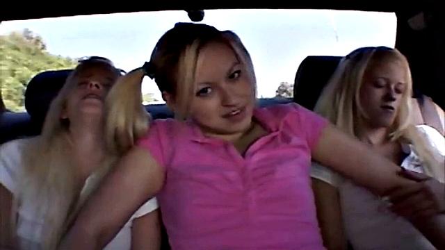 Milton Twins with small tits Threesome Masturbate