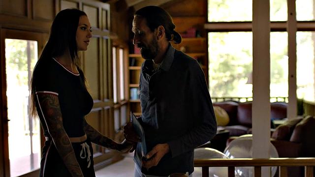 Tattooed stepdaughter pleasured by stepdad in forbidden affair