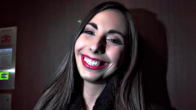 Euro Chick Sucks in Elevator