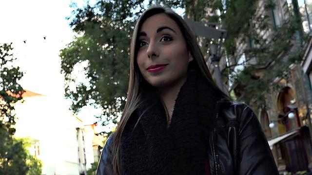 Euro Chick Sucks in Elevator