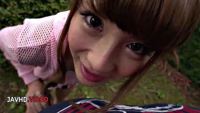 Анна Анжо сосёт на природе, а мужик мечтает о кондиционере - трахаться жарче некуда!