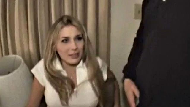 Ciera Sage blonde teen pissing