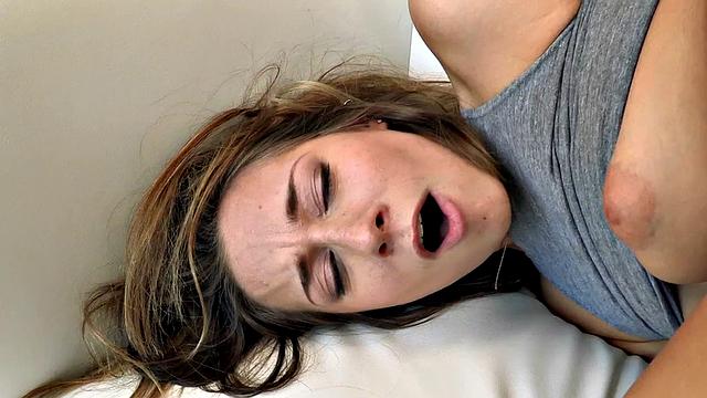 Horny Cassidy gets her small tits and ass licked while getting her trimmed pussy pounded